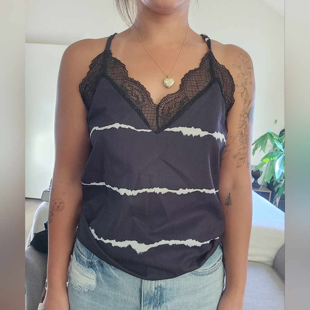 Tie dye tank blouse